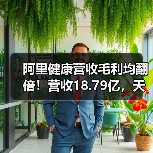 阿里健康营收毛利均翻倍！营收18.79亿，天猫医药馆GMV超250亿（图3）