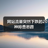 网站流量突然下跌的20种排查思路（图3）