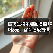智飞生物采购额增至180亿元,宫颈癌疫苗供需紧张有望缓解(图1) 智飞生物采购额增至180亿元,宫颈癌疫苗供需紧张有望缓解(图1)