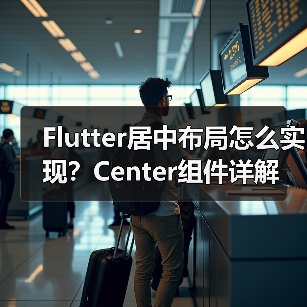 Flutter居中布局怎么实现？Center组件详解