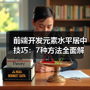 前端开发元素水平居中技巧:7种方法全面解析(图4) 前端开发元素水平居中技巧:7种方法全面解析(图4)