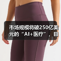 市场规模将破250亿美元的“AI+医疗”，目前的落地情况如何？（图1）