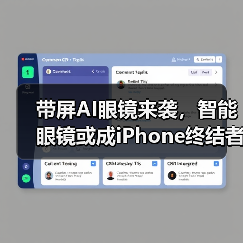 带屏AI眼镜来袭，智能眼镜或成iPhone终结者？（图2）