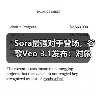 Sora最强对手登场，谷歌Veo 3.1发布：对象级编辑引领 - 推荐阅读文章