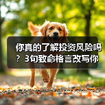 你真的了解投资风险吗?3句致命格言改写你的财富命运(图2) 你真的了解投资风险吗?3句致命格言改写你的财富命运(图2)