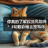 你真的了解投资风险吗?3句致命格言改写你的财富命运(图3) 你真的了解投资风险吗?3句致命格言改写你的财富命运(图3)