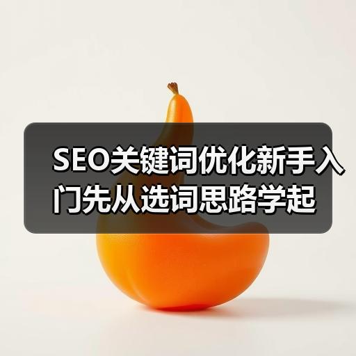 SEO关键词优化新手入门先从选词思路学起