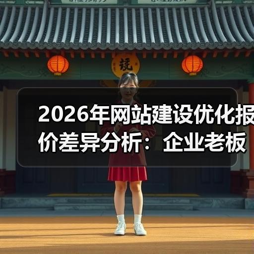 2026年网站建设优化报价差异分析：企业老板选服务商该看哪些